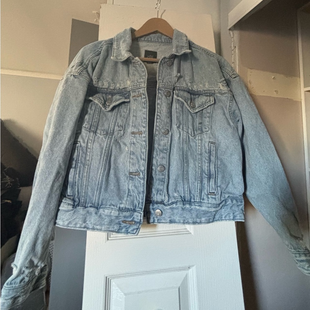 wild fable Light Wash Blue Denim Jacket